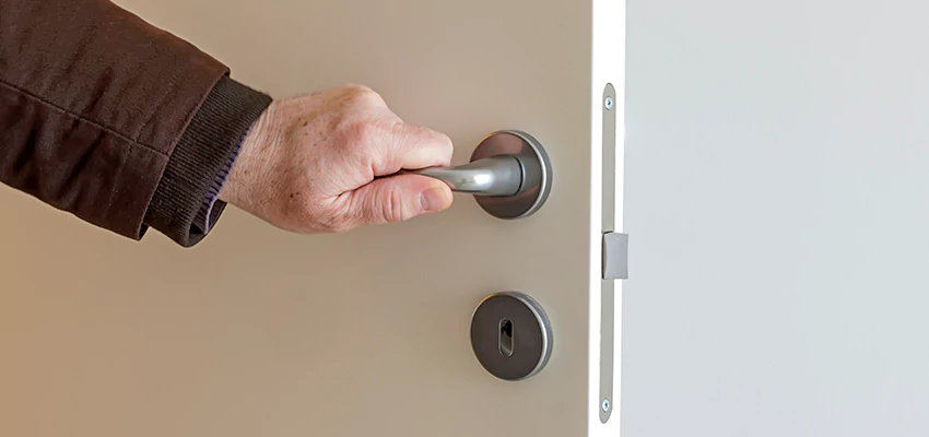 Restroom Locks Privacy Bolt Installation in Bloomington, California